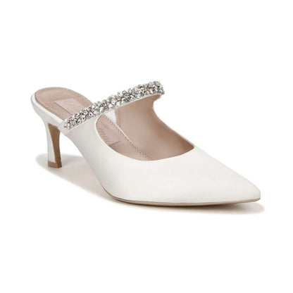 Liefde Pump - Silk White Satin