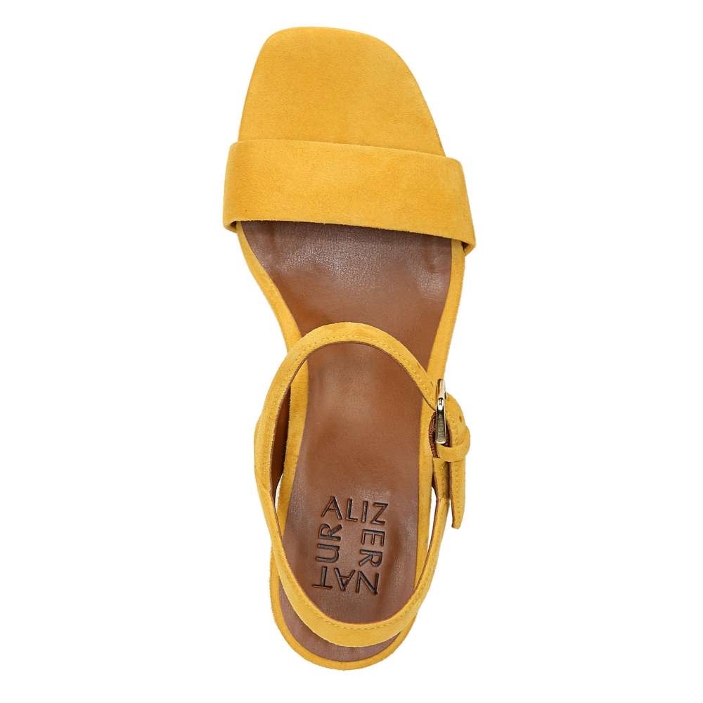 Rose Block Heel - Sunset