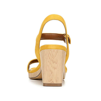 Rose Block Heel - Sunset