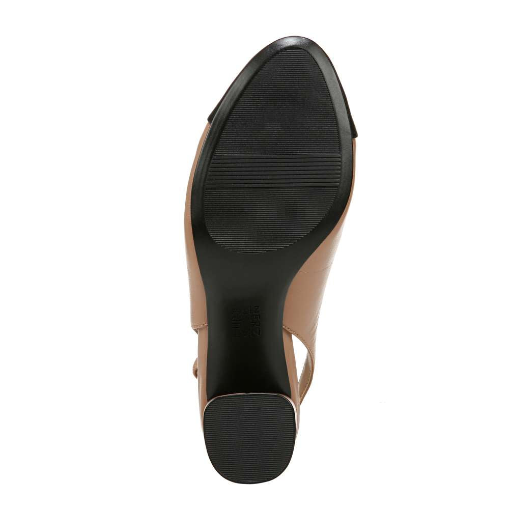 Sophie Slingback Pump - Taupe/Black