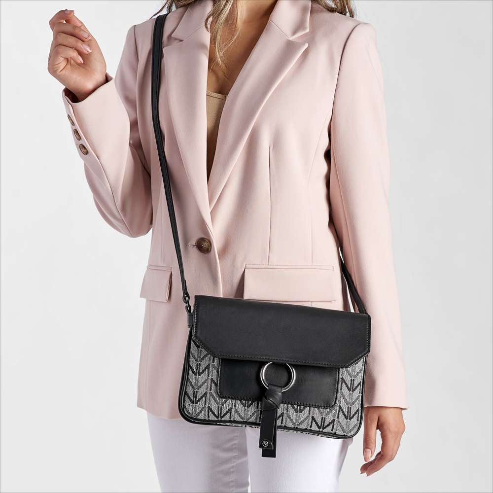 Cinty 2 Shoulder Bag - Black/White