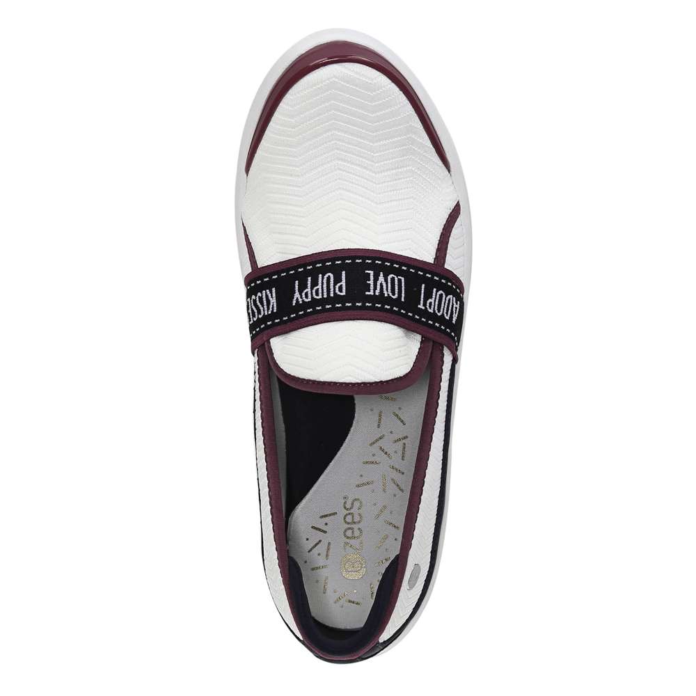 Attraction Slip-On Sneaker - White/Red/Navy