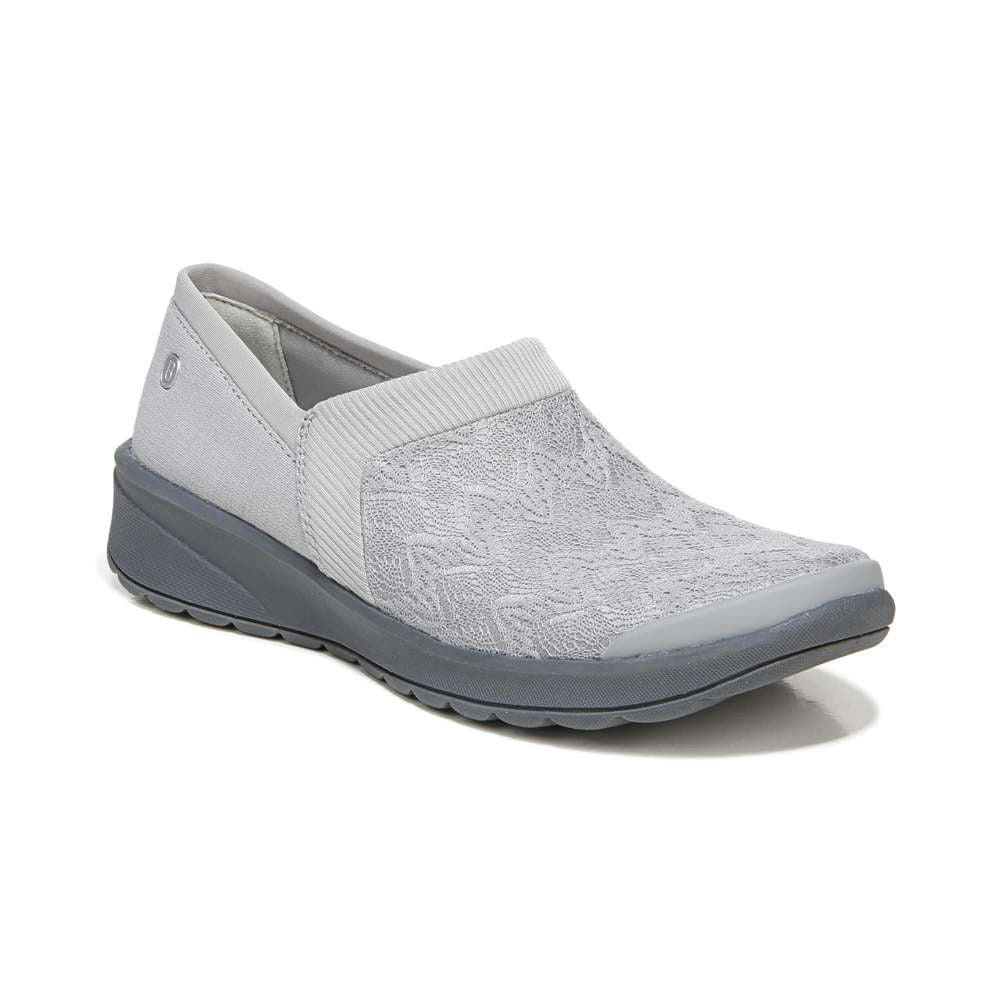 Gia Slip-On - Grey Knit