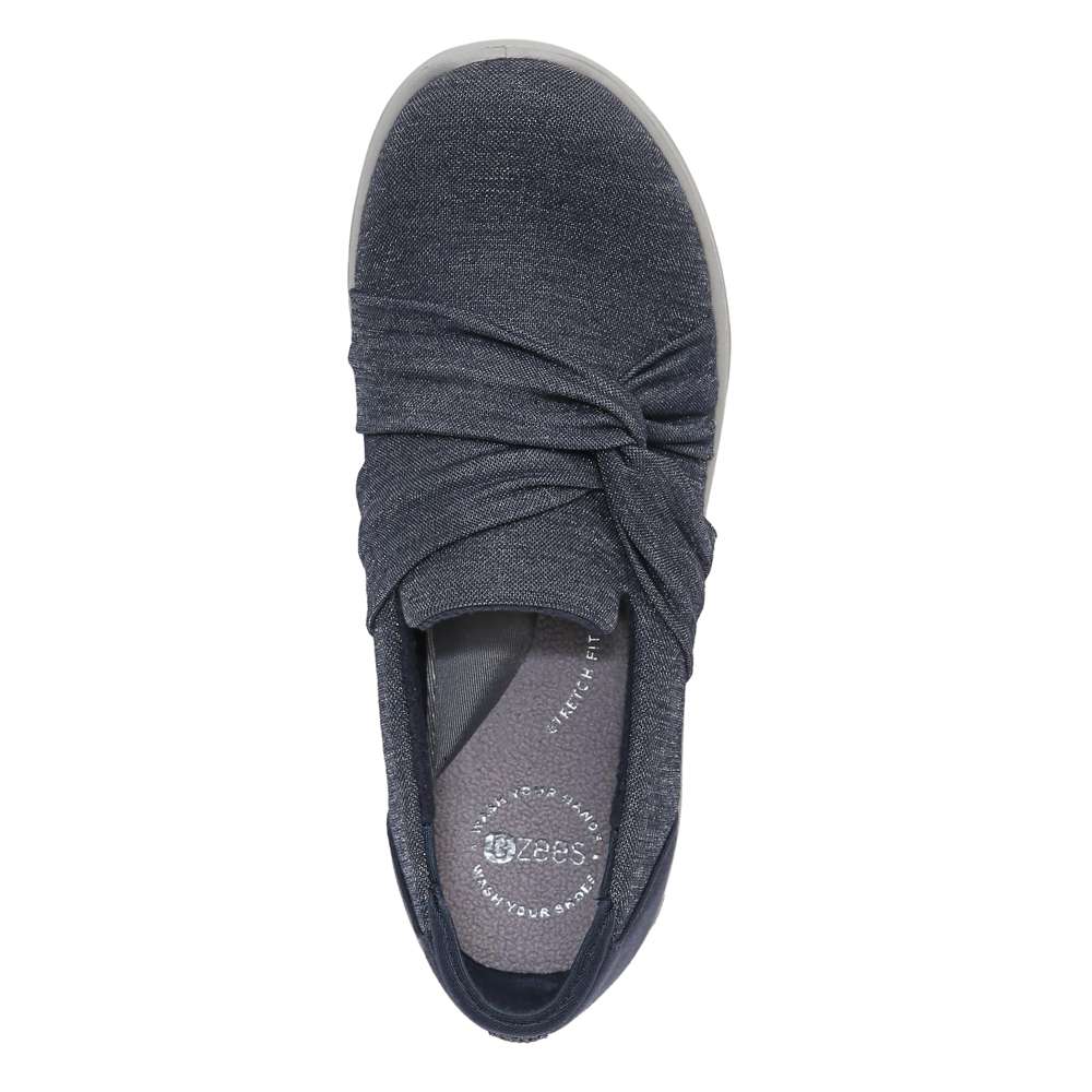 Glimmer Slip-On - Navy Blue Shimmer