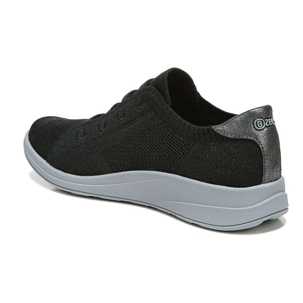 Golden Knit Slip-On Sneaker - Black