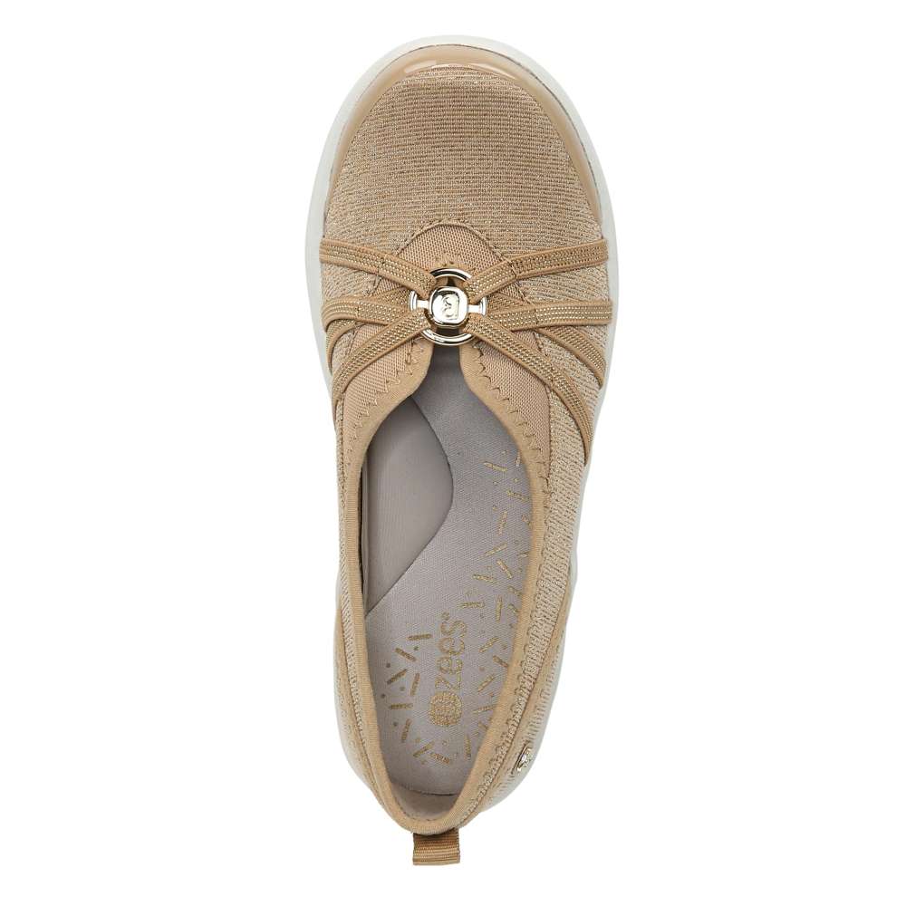Niche Slip-On - Beige Ribbed Sparkle