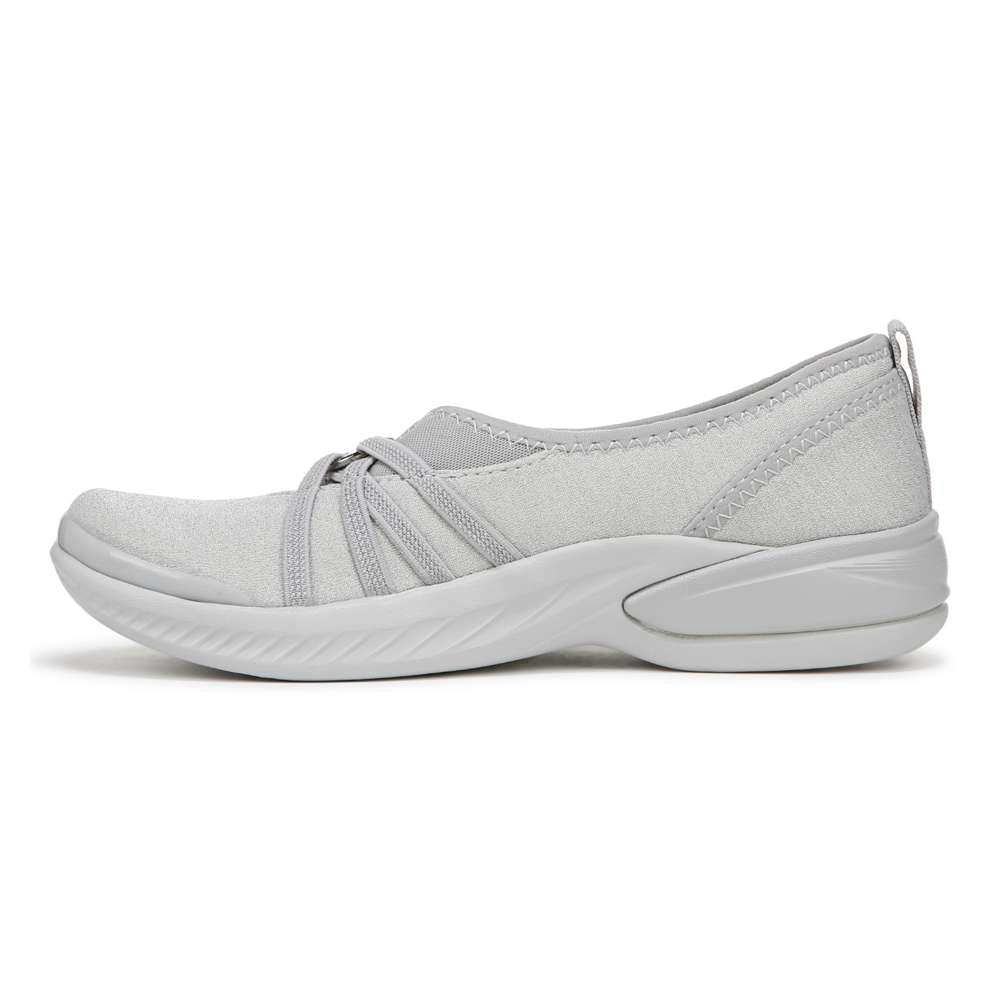 Niche Slip-On - Silver Shimmer Fabric