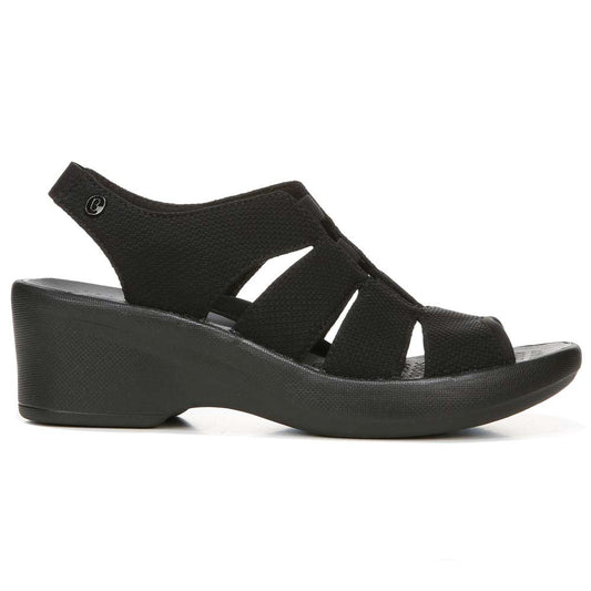 Finale Wedge Sandal - Black