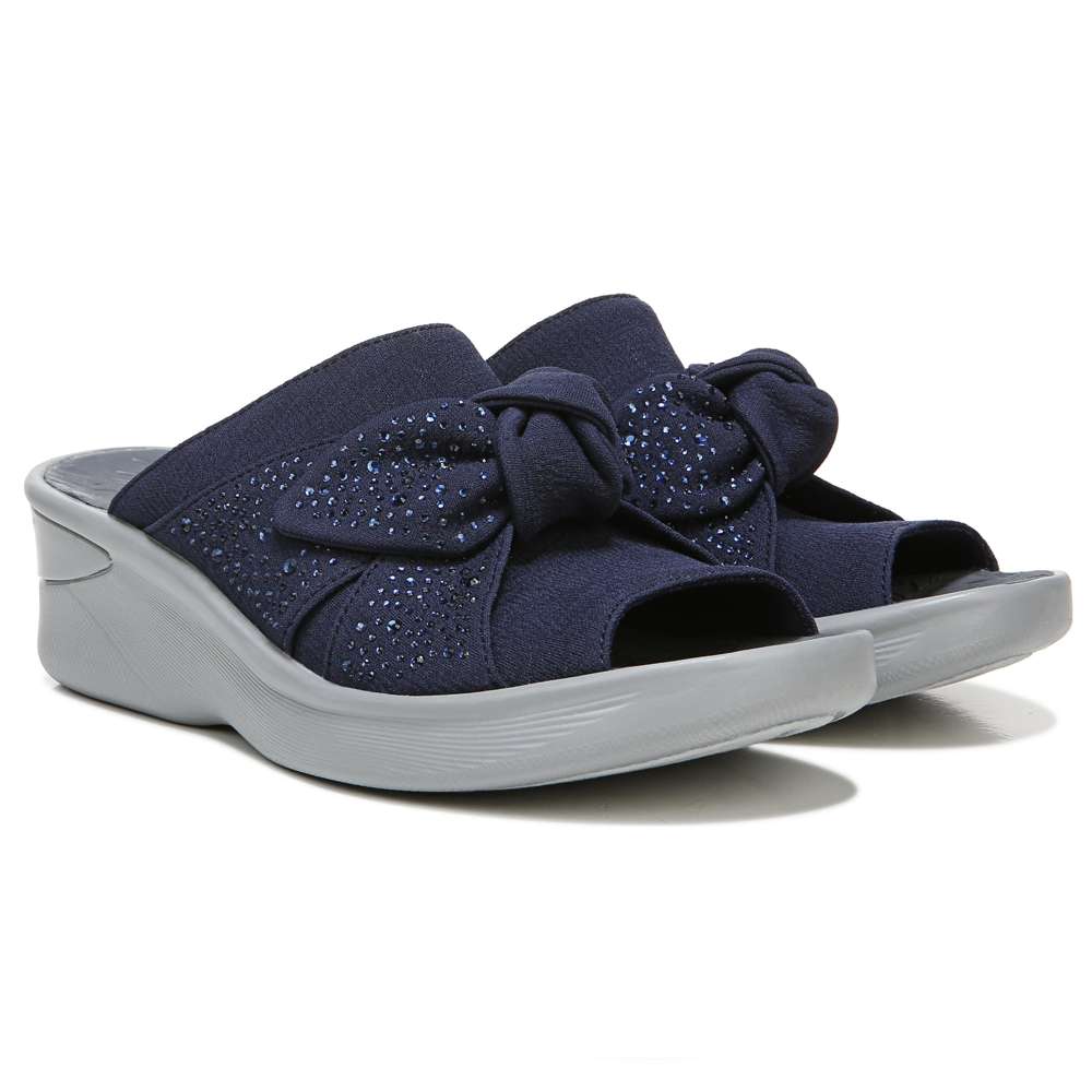 Smile Bright Wedge - Navy