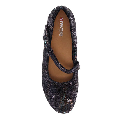 Bonn Mary-Jane - Black Metallic Python