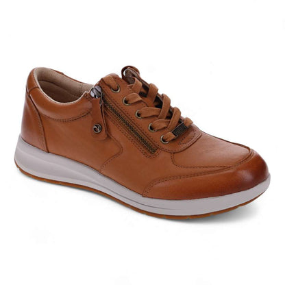 Boston Zip Sneaker - Tan