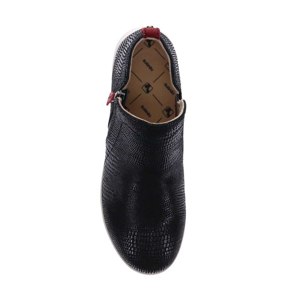 Dublin Boot - Black Lizard