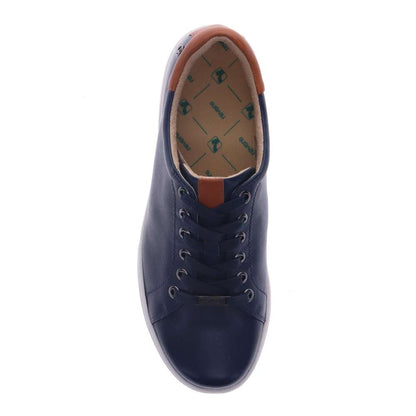 Limoges Casual Sneaker - Blue French/Cognac