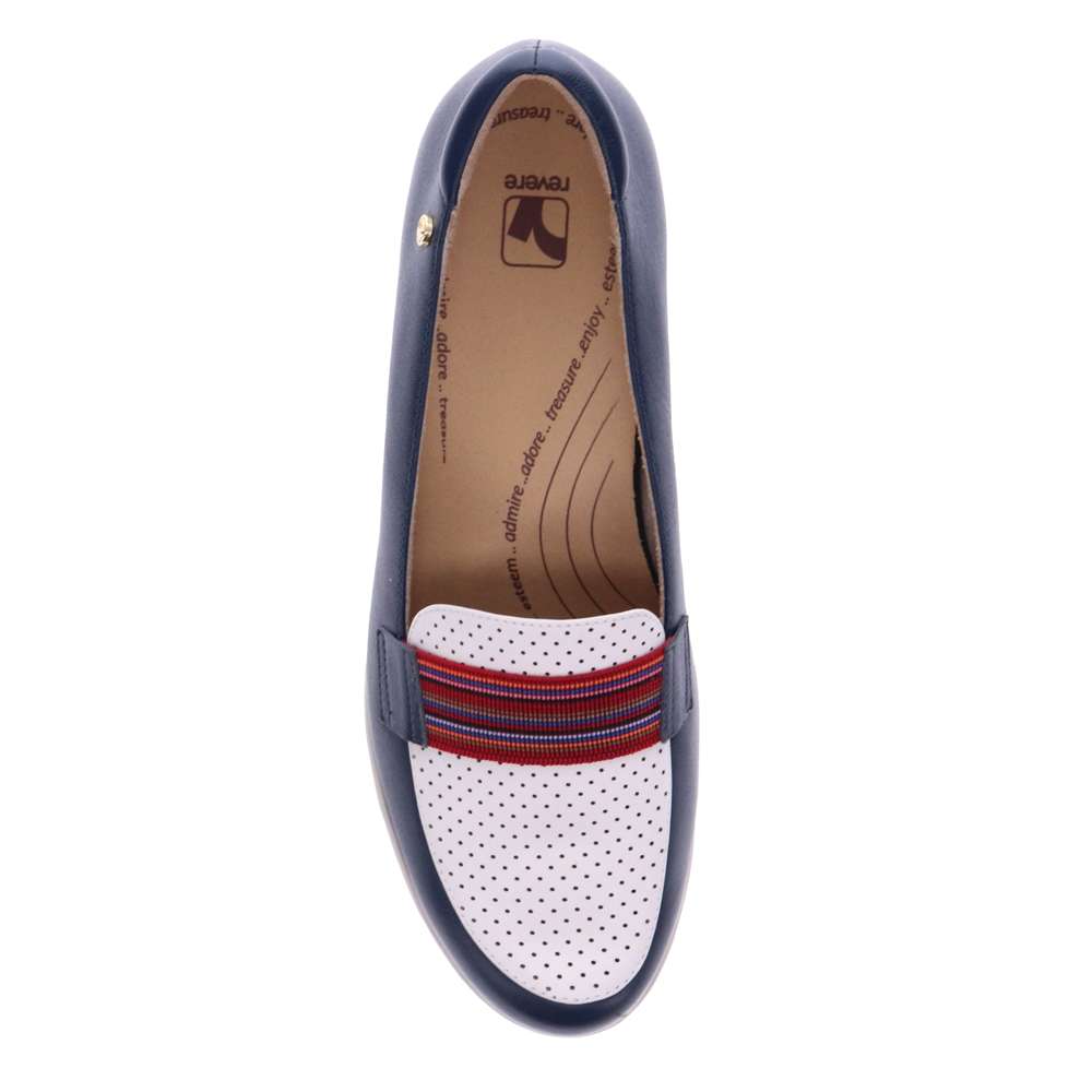 Monte Carlo Wedge Loafer - Blue French