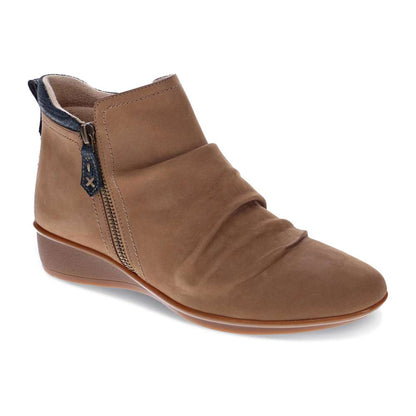 Plymouth Boots - Toffee Nubuck/Navy Lizard