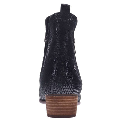 Siena Bootie - Black Lizard