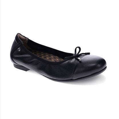 St. Barts Ballet Flats - Black French