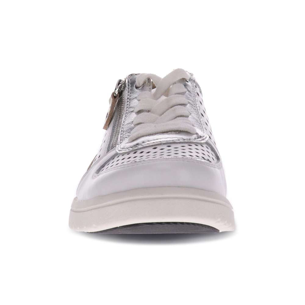 Baxley Sneaker - White/Silver