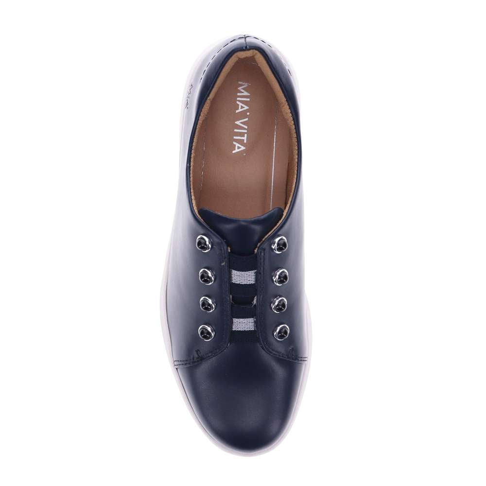 Bingo Elastic Lace Sneaker - Navy