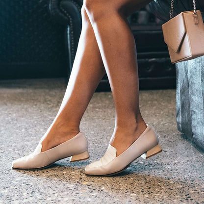 Fran Loafer - Black/Steel Croc