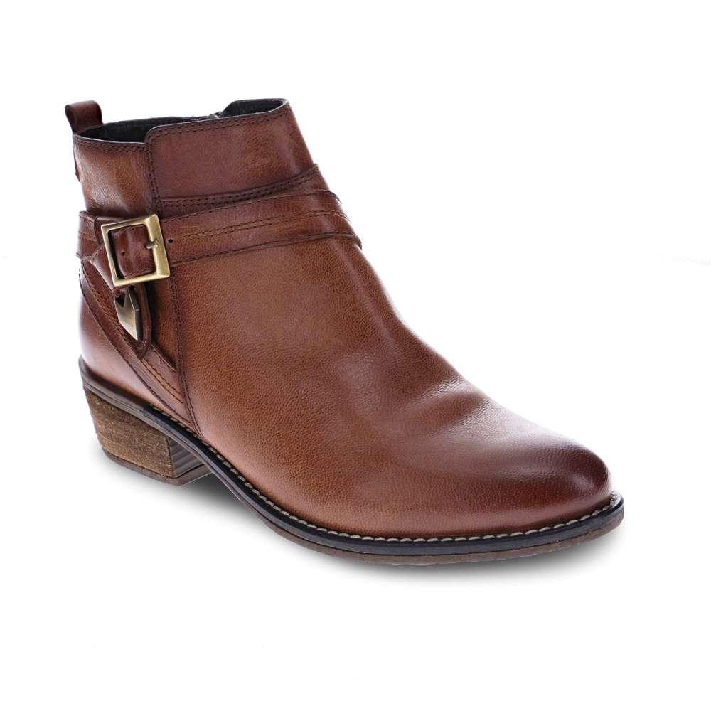 Grace Ankle Bootie - Tan