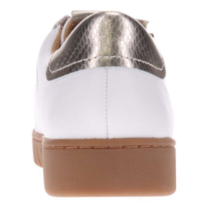 Luna Lace-Up Sneaker - White/Tan