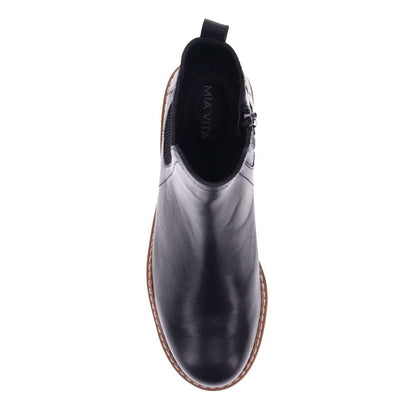 Polly Zip Boot - Black