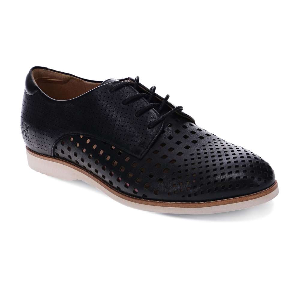 Rihannah Perf Oxford - Black