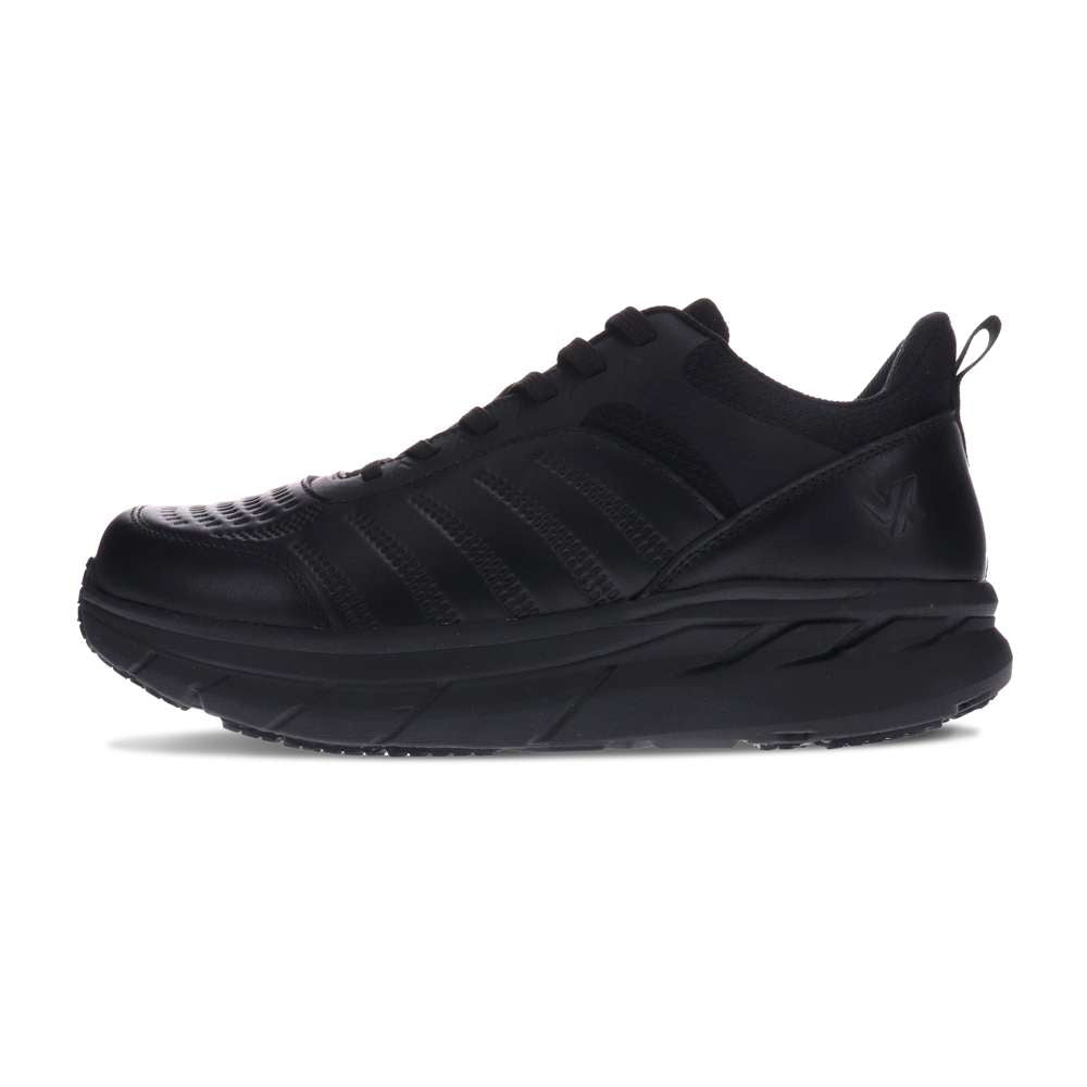Walker Leather Active Sneaker - Black