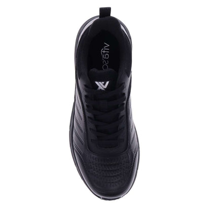 Walker Leather Active Sneaker - Black