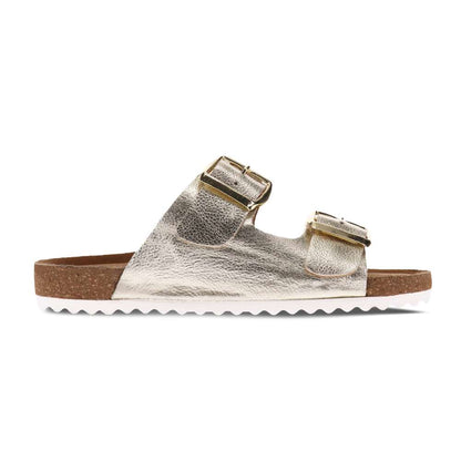 Bardo Slide Sandal - Soft Gold