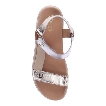 Candice Sandal - Soft Gold/Silver Multi