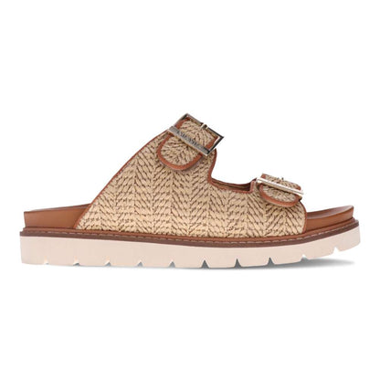 Daisy Slide - Natural Raffia