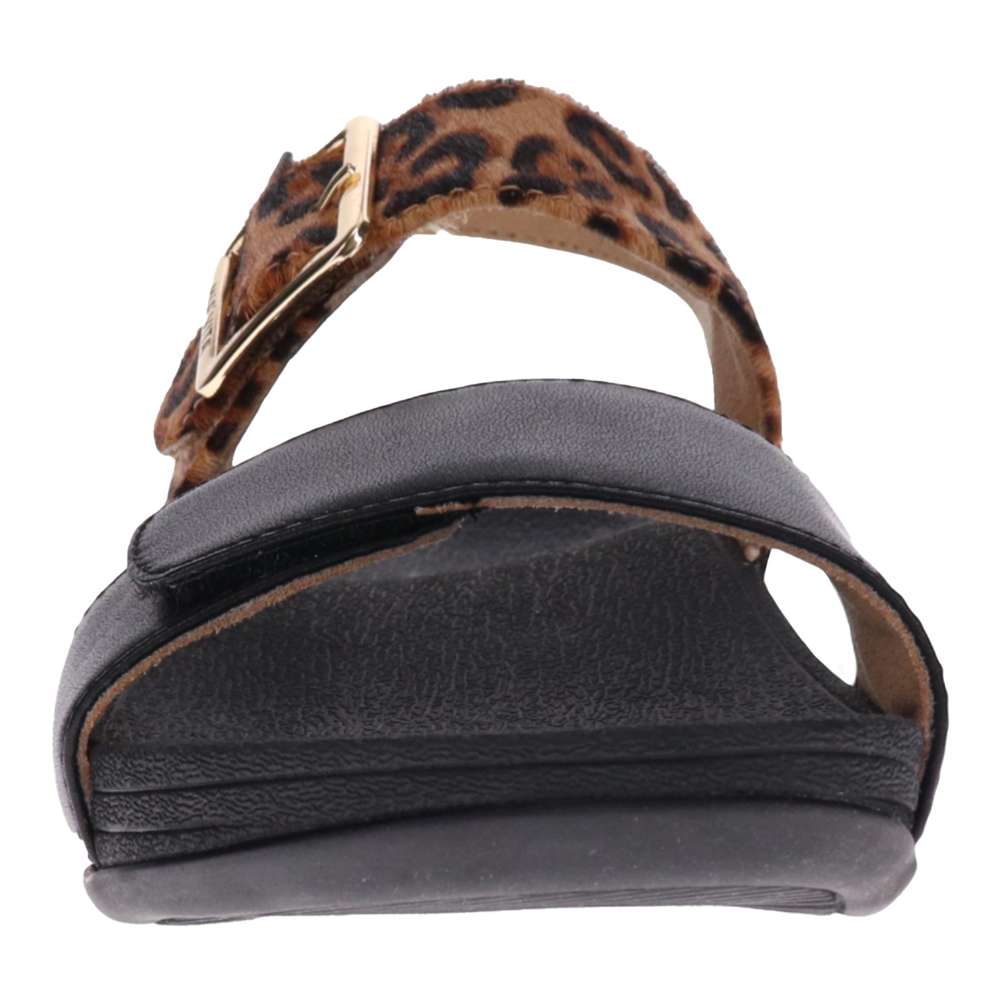 Florini Platform Sandal - Black Leopard