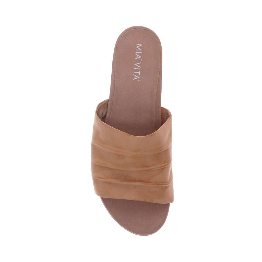 Maple Slide Sandal - Almond/Cream