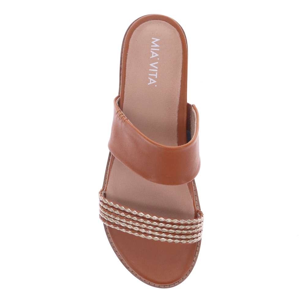 Orla Slide Sandal - Tan