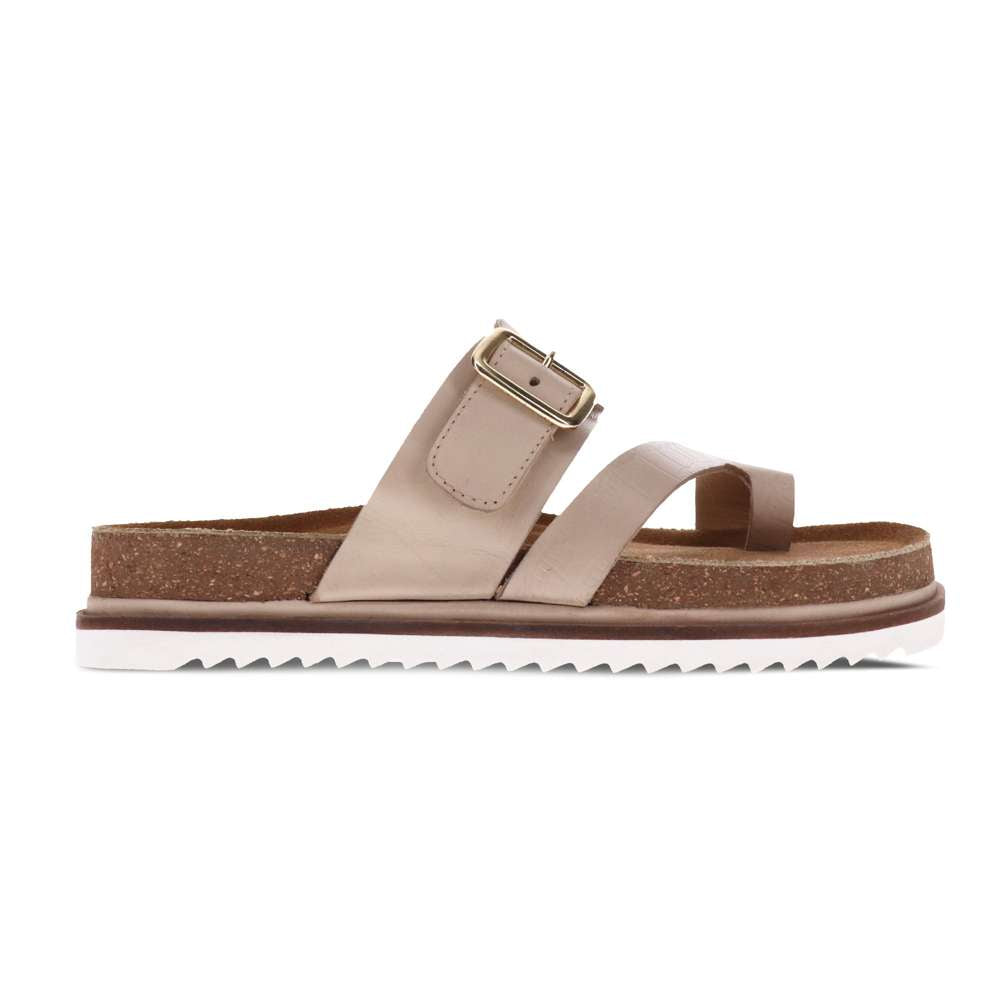 Serena Slide Sandal - Beige