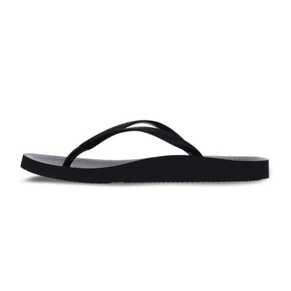 Venice Solid Women's Toe Post Sandal - Black