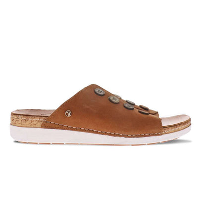 Antalya Slide Sandal - Caramel