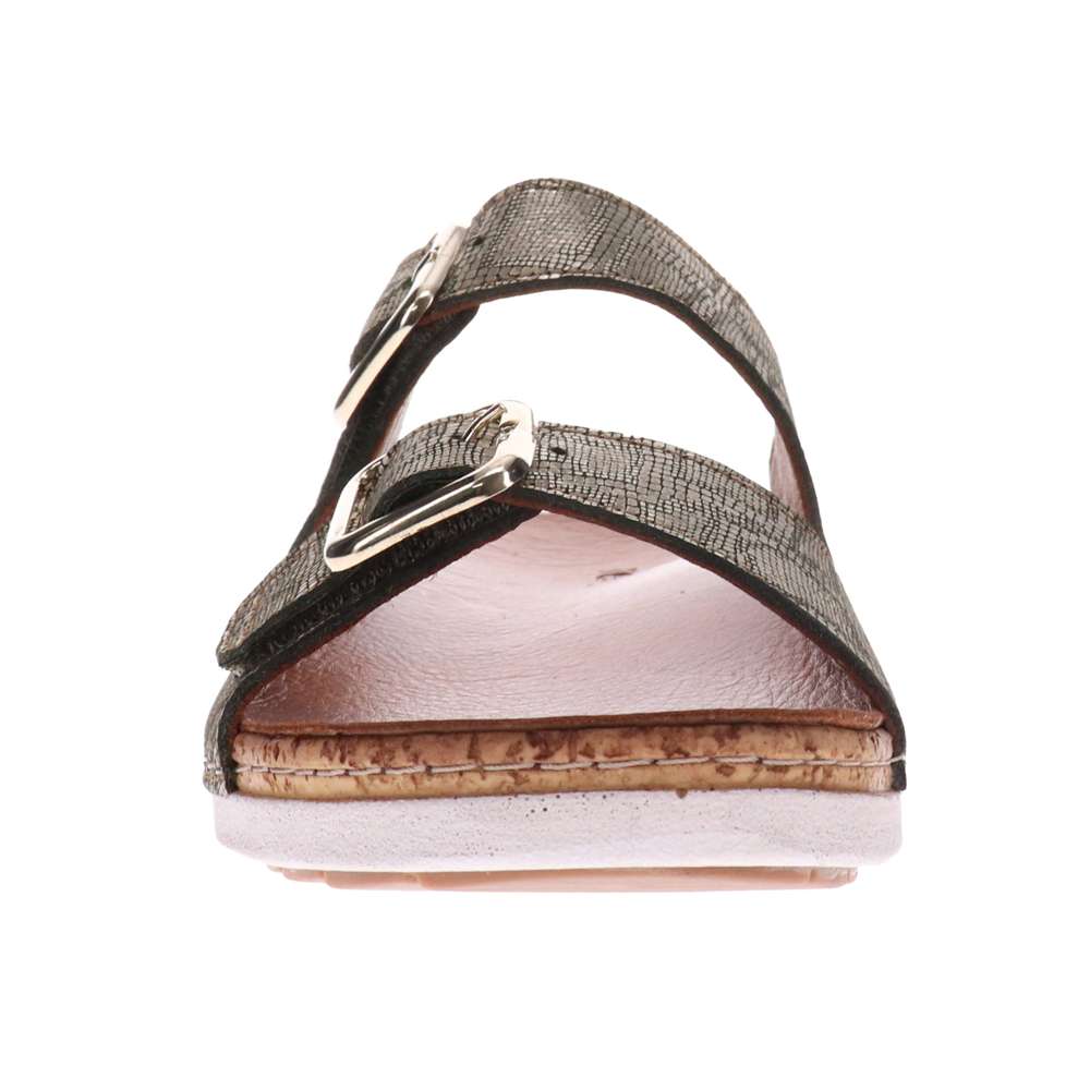 Brighton Slide Sandal - Khaki Diamond
