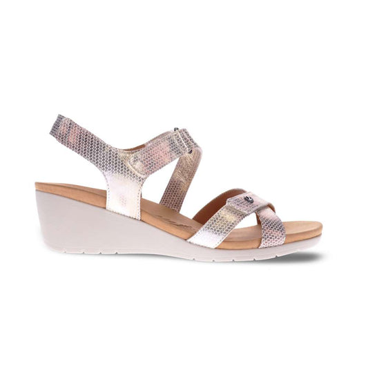 Casablanca Wedge - Metallic Interest