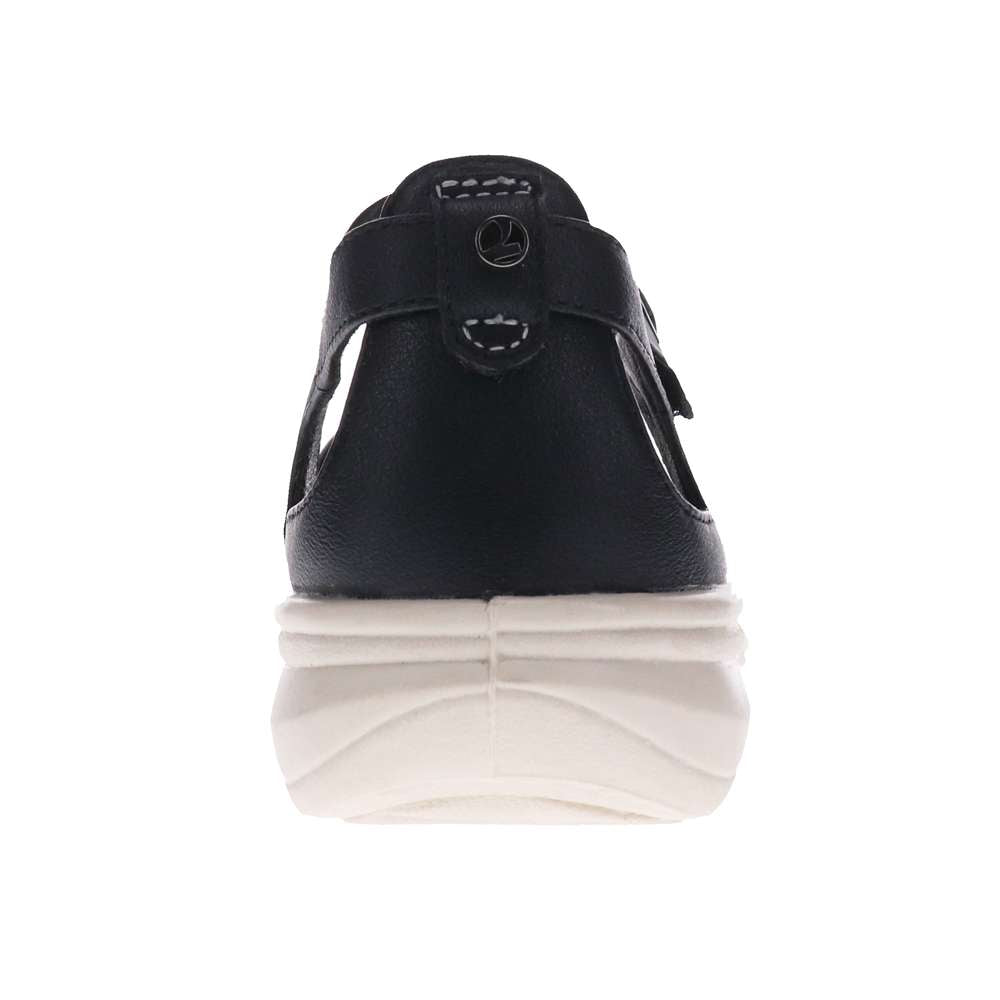 Lucea Sandal - Black French/ White