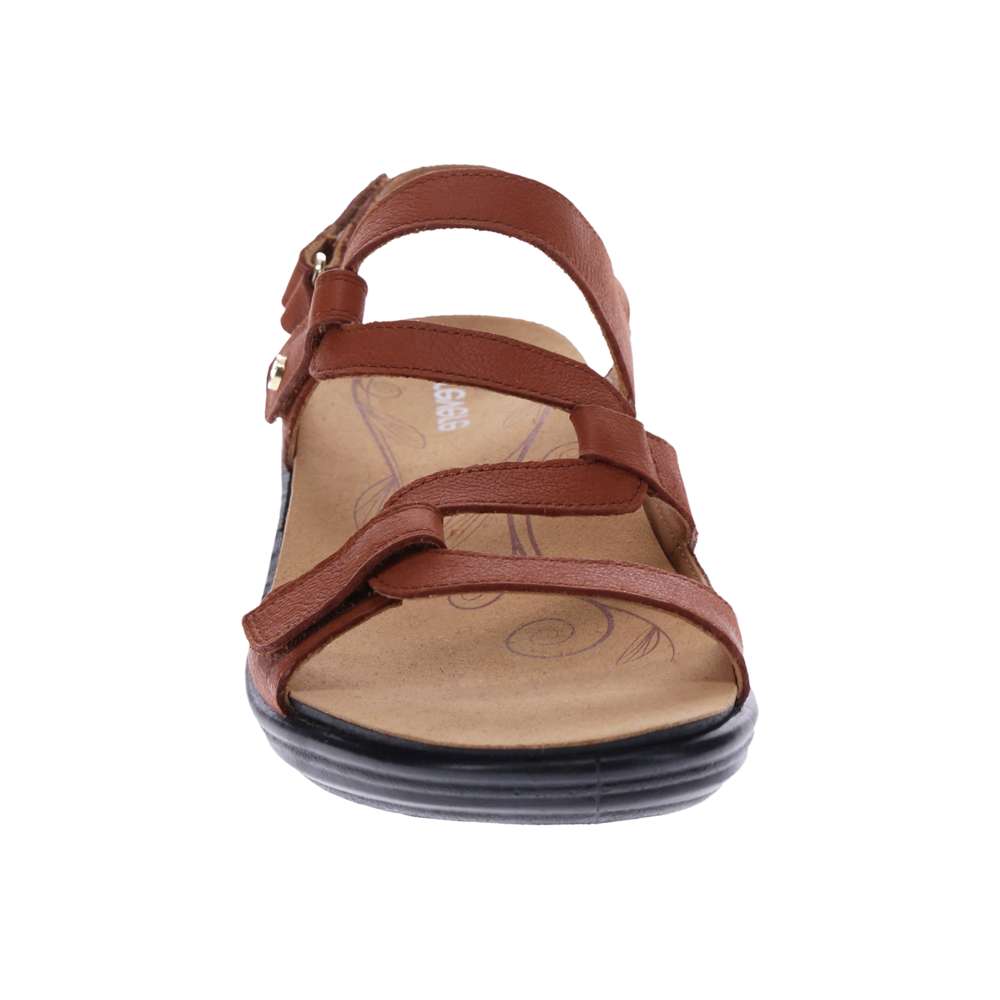 Miami Adjustable Sandal - Cognac