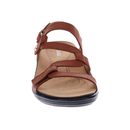 Miami Adjustable Sandal - Cognac