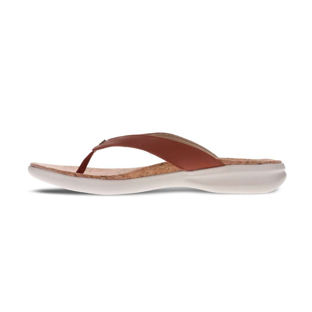 Newport Toe Post Sandal - Cognac
