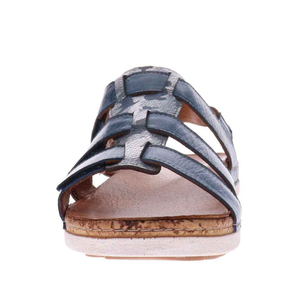 Santorini Gladiator Sandal - Denim