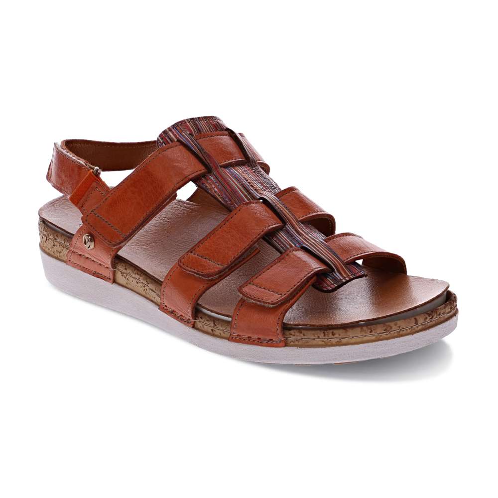 Santorini Gladiator Sandal - Mango