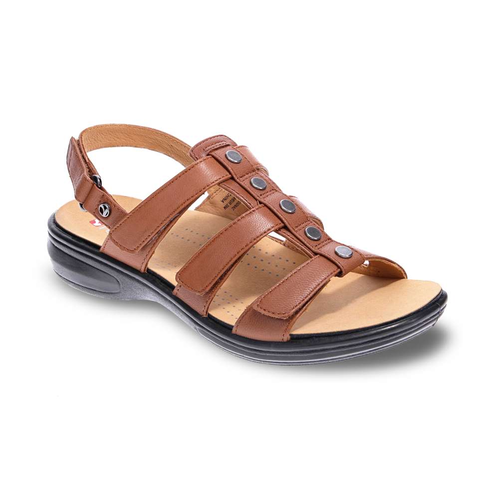 Toledo Backstrap Sandal - Cognac