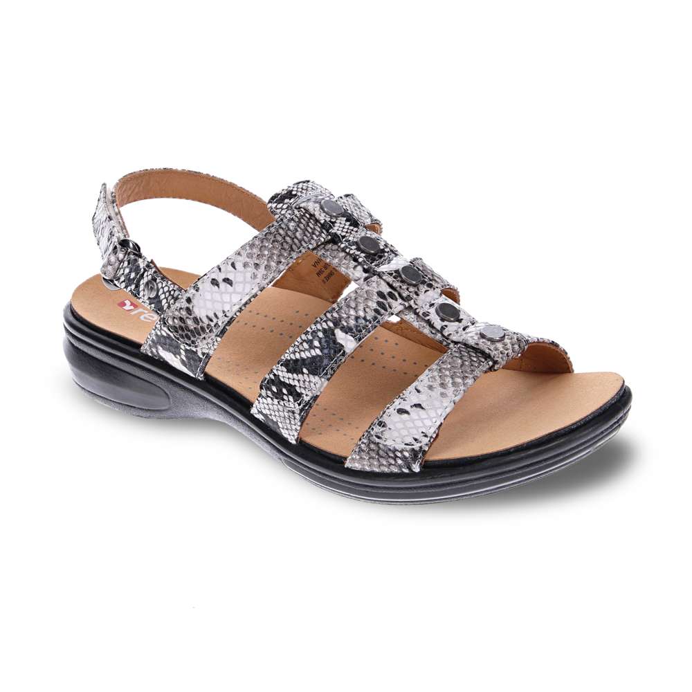 Toledo Backstrap Sandal - Natural Snake