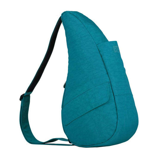 Textured Nylon Backpack - Capri Blue